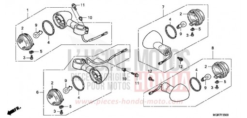 CLIGNOTANT VT750SB de 2011